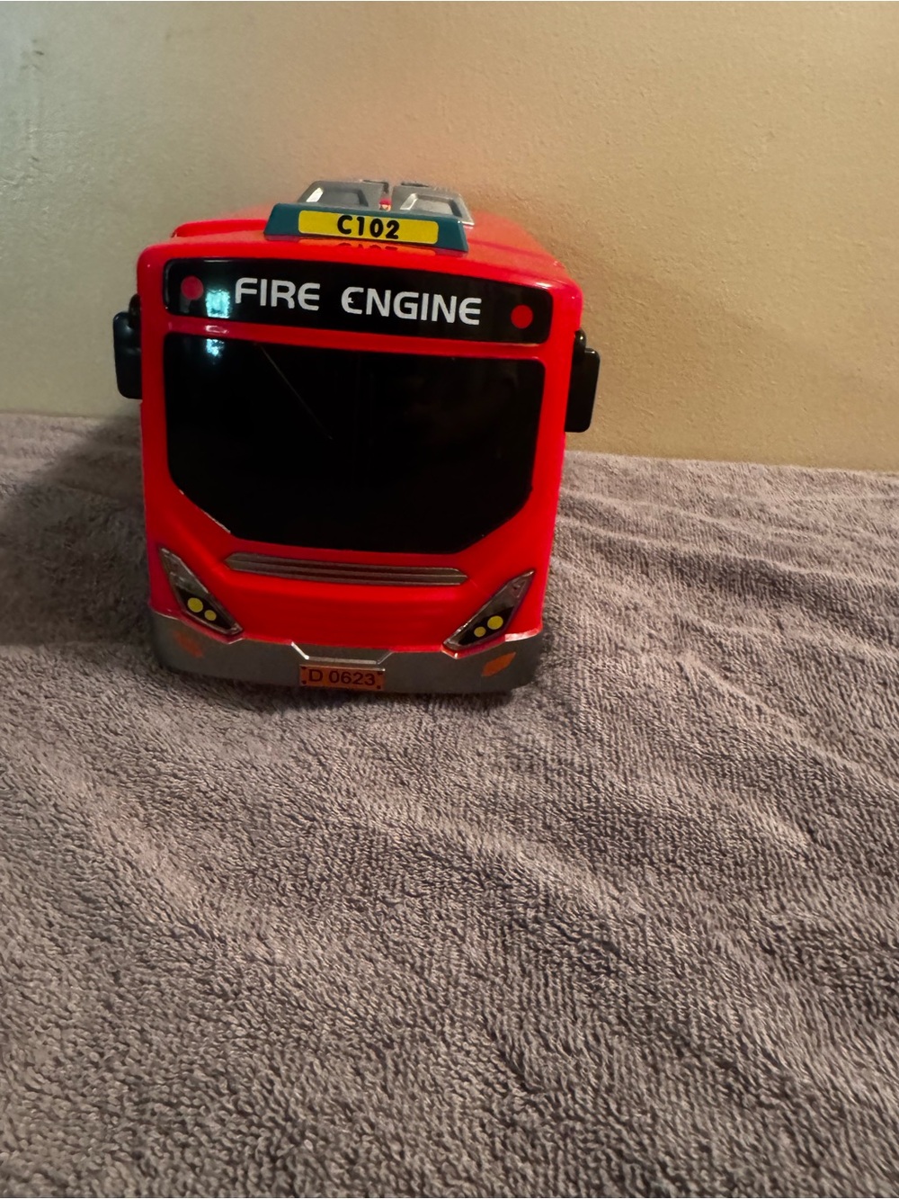Red Kids Fire Engine Toy Truck - Brand Unknown